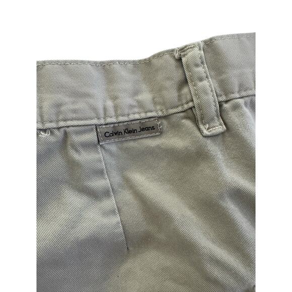 Calvin Klein Shorts Womens Size 16 Khaki Shorts Pockets #5387 - Picture 10 of 10